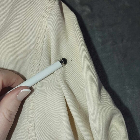 Abercrombie & Fitch Women S Preppy White Versatile Vintage Baddie Popover Jacket - Picture 11 of 14